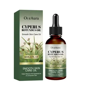 OceAura Cyperus Rotundus Post Hair Removal Oil, Soothing After Wax Shave Care Serum, Pore Minimizing Moisturizing Skin Smooth Oil for Bikini Line Underarms Legs