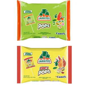 Jarritos Lollipops 8oz 19pcs (2 Pack) - Original and Spicy Pops - Natural Flavors