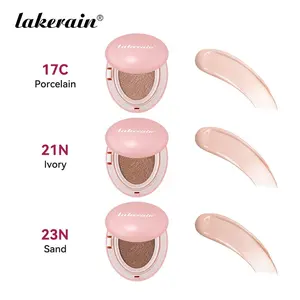 Long-lasting Cushion Foundation, 1 Count Waterproof Concealer Air Cushion, Lightweight Flawless Foundation, Medium Coverage, Makeup Product for All Skin Types, Cosmetic, Coconut