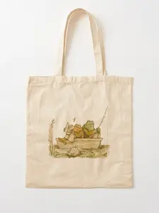 Sale up to 50%, Limited flash Deal, frog and toad Cotton Tote Bag