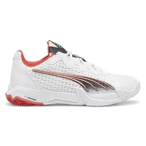 PUMA Mens Nova Elite Court Pickleball Pickleball Sneakers Shoes - White