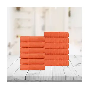 Superior Turkish Cotton 12PC Washcloth Towels