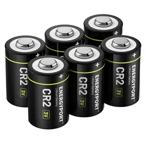 ENERGYPORT CR2 3V Lithium Battery 6 Pack, 1000mAh High Capacity Non-Rechargeable CR2 Battery, Long Lasting Power CR2 Batteries Low Self-Discharge Rate for Rangefinder, Cameras, Security Sensors 10-Year Shelf Life