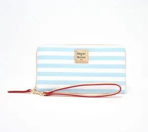 Dooney & Bourke Coated Cotton Skipper Large Zip Around Wristlet