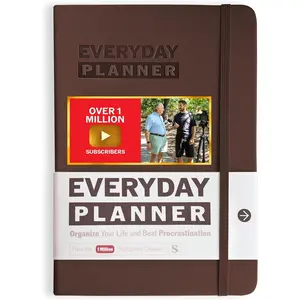 Undated Daily Planner | 90 Day Daily & Weekly Productivity Journal with Hourly Schedule, , Goal  & Habit  |  Planner for Men & Women | Hardcover Agenda