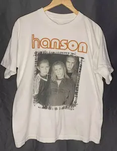 [Sale Up To 50%] Hanson Band Album Music Unisex T-Shirt Cotton Full Size, Unisex Reprint Cotton Graphic Shirts, Trending USA Tee