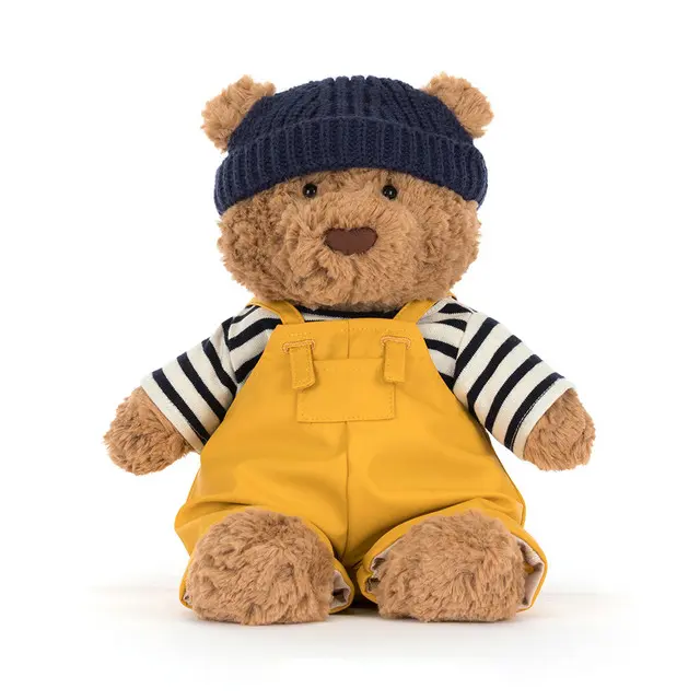 Jellycat Seafarer Bartholomew Bear Plush, Adorable Maritime Teddy Bear, Premium Soft Stuffed Animal for Baby Shower, Birthday & Home Decor, Keychains