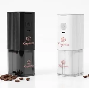 Kayoura New High Quality Outdoor Portable Coffee Maker Rechargeable Electric Coffee Bean Grinder Large Capacity Espresso Coffee Grinder