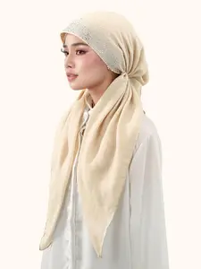 Women's Soft Jersey Hijab, Classic Long Shawl Wrap & Headscarf, Suitable for All Occasions, Modest Muslim Fashion Accessory, Modesty