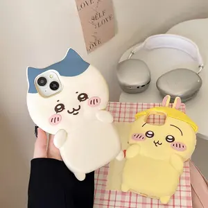 Cartoon Cute Rabbit H-Hachiwares U-Usagis Phone Case for IPhone 15 14 13 12 11 Pro Max Anti-fall Soft Silicone Back Cover Funda