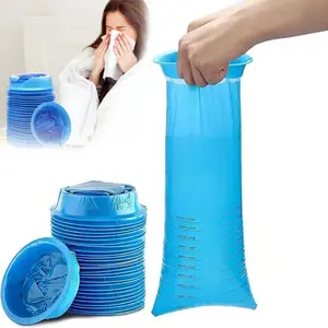 30 Pack Vomit Bags, Disposable Vomit Bags for Airplane and Car, Travel Motion Sickness Bags, Anti-Nausea Bags for Travelling, Travel Accessories