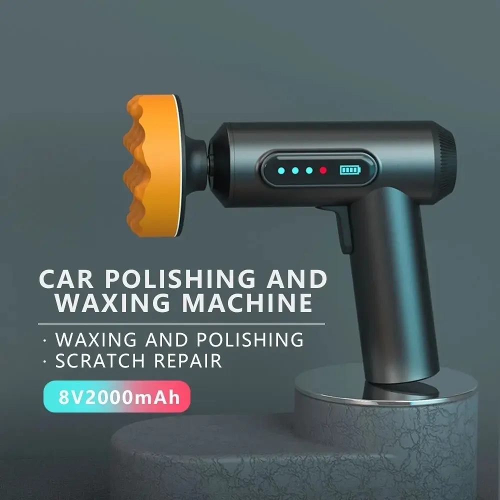 Car Polishing Sanding Machine Wireless Car Paint Scratch Repair Windscreen Glass Oil Film Remove Machine Leather Care
