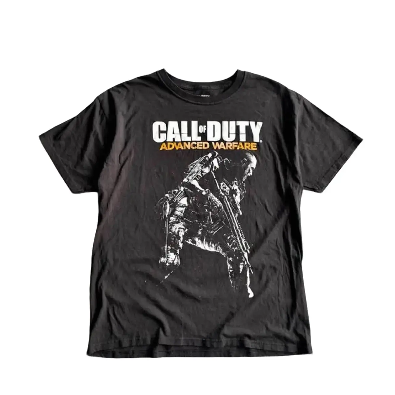 Call Of Duty Advanced Warfare T-Shirt, Vintage COD Gaming Graphic Tee, Black Cotton Combat Soldier Shirt, Military Shooter Game Tee, Unisex Gamer Shirt