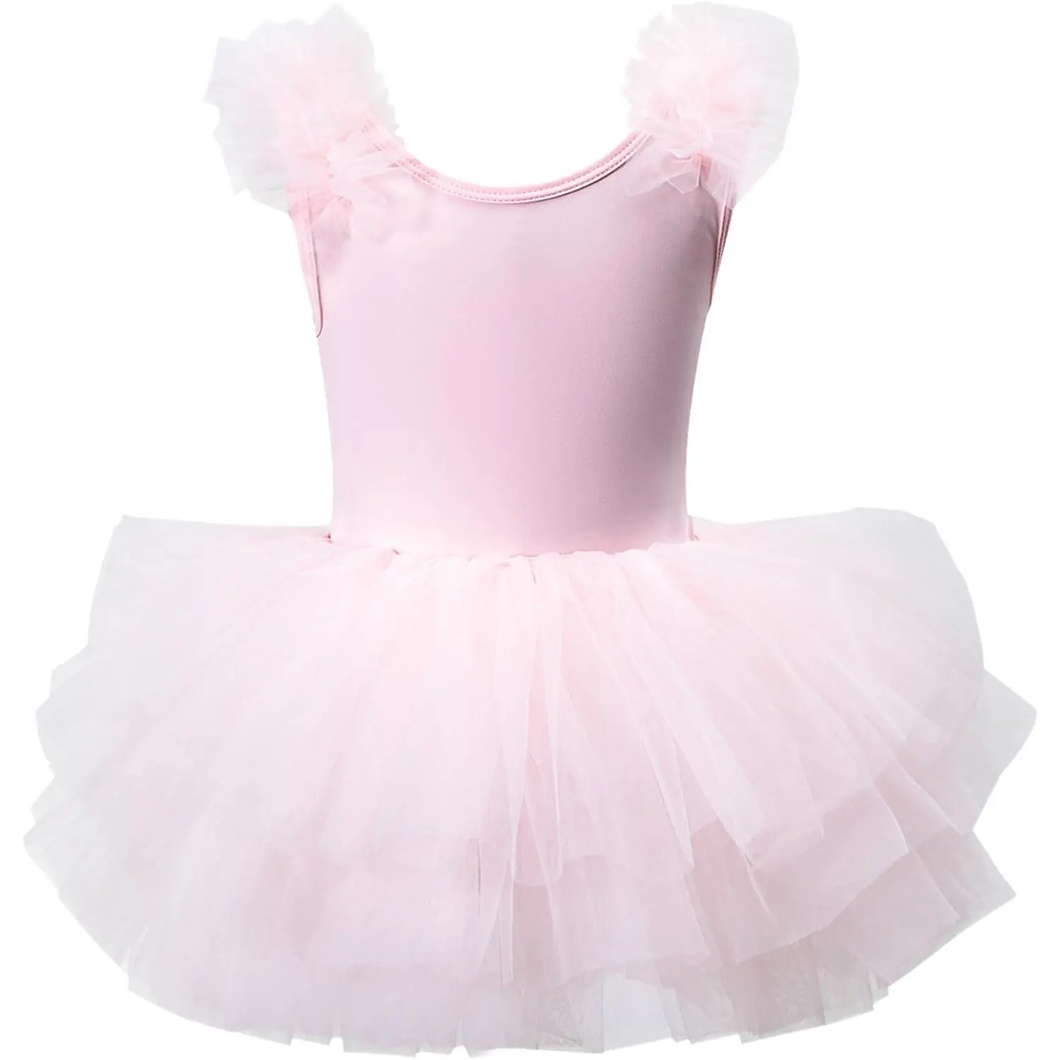 Toddler Ballet Outfit Sleeveless with Snap Gymnastics Leotards  Girls 1-7Y, 1-2T