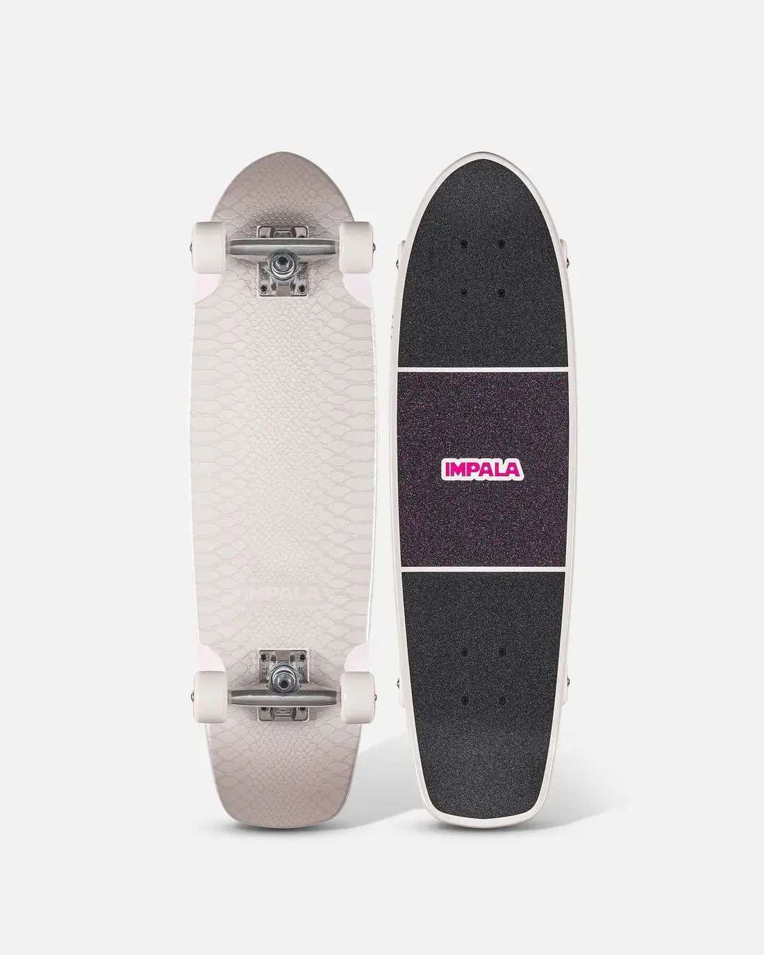 Globe Skateboard Cruiser Impala Cherub White Serpent 8.15" x 29" Complete