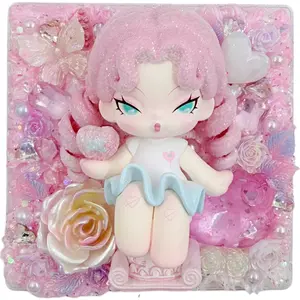 Handmade Large square refrigerator magnets with with Cream Glue, Doll DIY-Kosbling Blind Bag