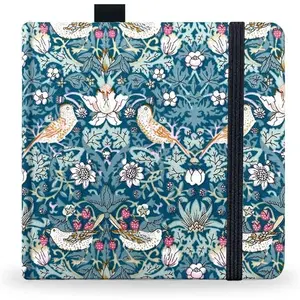 5x5 Handmade Handy Portable Cloth Fabric Hardcover Sewing Binding Travel Watercolor Sketchbooks Watercolor Paper 140LB/300gsm 20Sheets/40Pages Journal Mixed Media Pad Notebook Bird