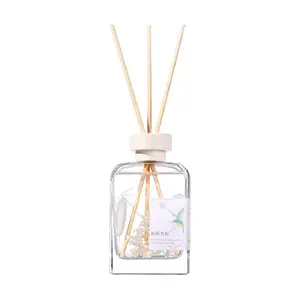 SONG CHAO New Rain Jasmine Reed Diffuser 200ml - Natural Botanical Aroma Oil for Home & Office Air Freshener, Long Lasting Fragrance