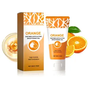 Hoygi Orange Enzymes Exfoliating Brightening Gel, Gently exfoliate blackheads, shrink pores, lighten and smooth delicate skin