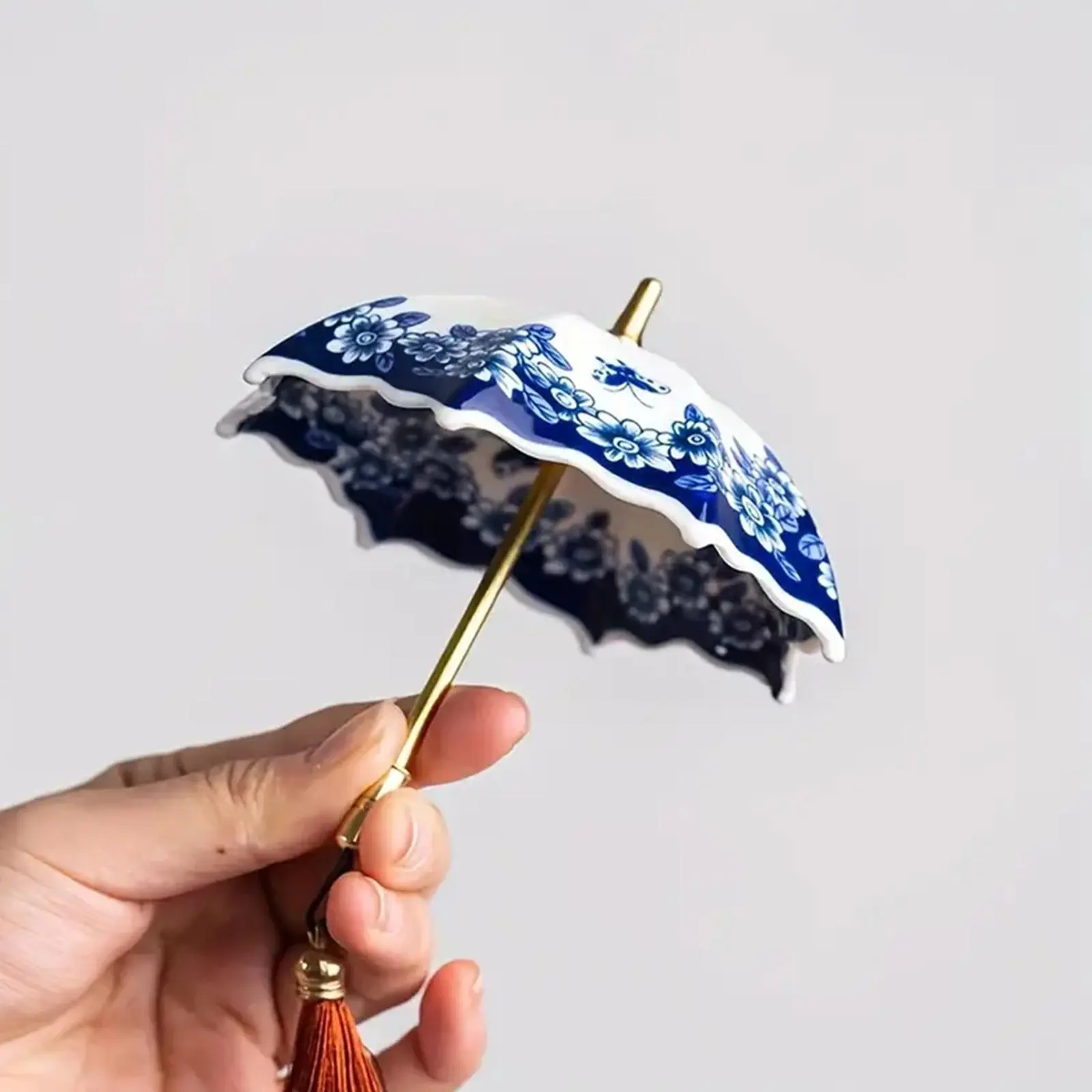 Ceramic Umbrella Shaped Tea Strainer, 1 Count Elegant   Funny  Tea Strainer, Tea Strainers For Loose Tea, Tea Accessories, Tea Making Tool for Home Kitchen Dining Room