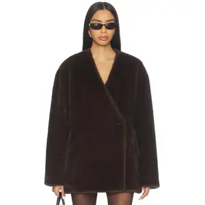 EAVES x Coco Dagna Jacket in Dark Brown