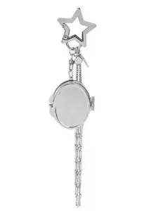 2026 new silverlipstick net bag pendant, fashionlipstick bag pendant, key bagpendant storage bag, KeychainLipstick Case, Keychain Charm, Keychain Pouch, with Mirror Bag Accessory, Stainless Steel Mesh Holder Gold & Silver Y2K Style for Lipsticks & Lighte
