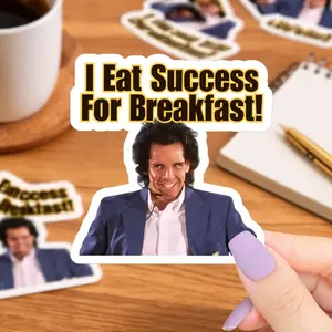 Success For Breakfast Sticker, Tony Perkis Sticker, Heavyweights Sticker, Funny Stickers, 90s Stickers, 90s Movie Quote Sticker, Funny Decal