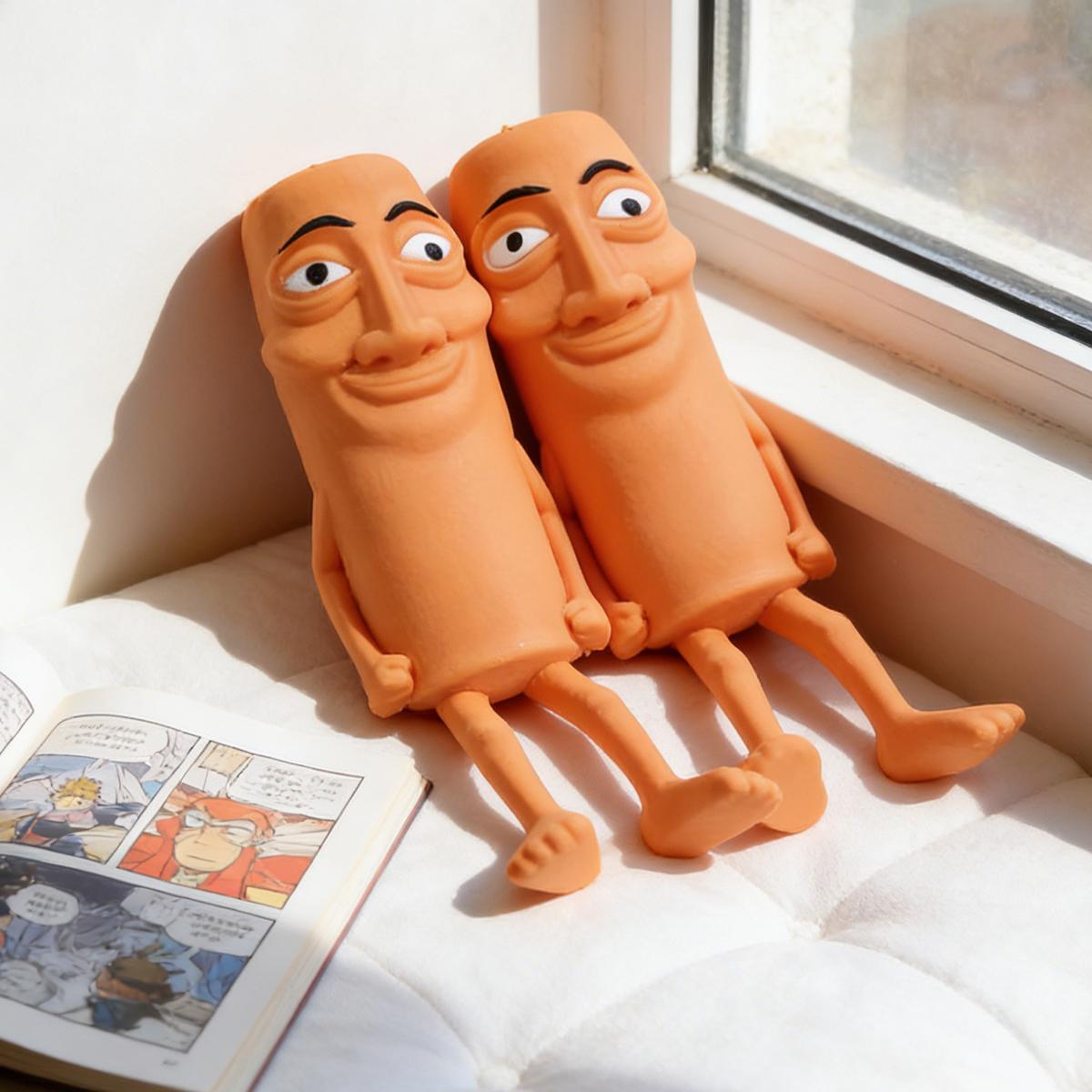 Trending Tung Tung Tung Sahur Fidget Toy | Slow Rising Squishy Meme Figure, Perfect Stress Reliever Gift