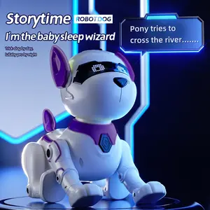 Remote Control Robot Dog Toy, Realistic Robot Puppy, Programmable Smart Robot Dog for Kids 3+, Interactive Dancing & Sound, RC Stunt Robot Toys, Electronic Pet Toy for Boys & Girls Gifts, Smart Interactive Stunt Robot Dog Toy for Kids