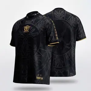 Mexico Black Soccer Jersey Gift – Football Fan Shirt – Lightweight Athletic Sportswear Gift