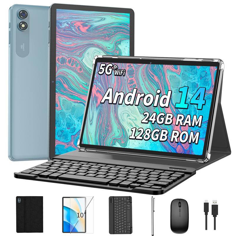 Relndoo Android 15 10.1 inch Tablet with 24(4+20)GB+128GB, 1TB Expand ...