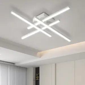 Modern LED Ceiling Light, 24-Inch Dimmable Three-Tone, Energy Efficient, Easy Installation, Ideal for Home Decor
