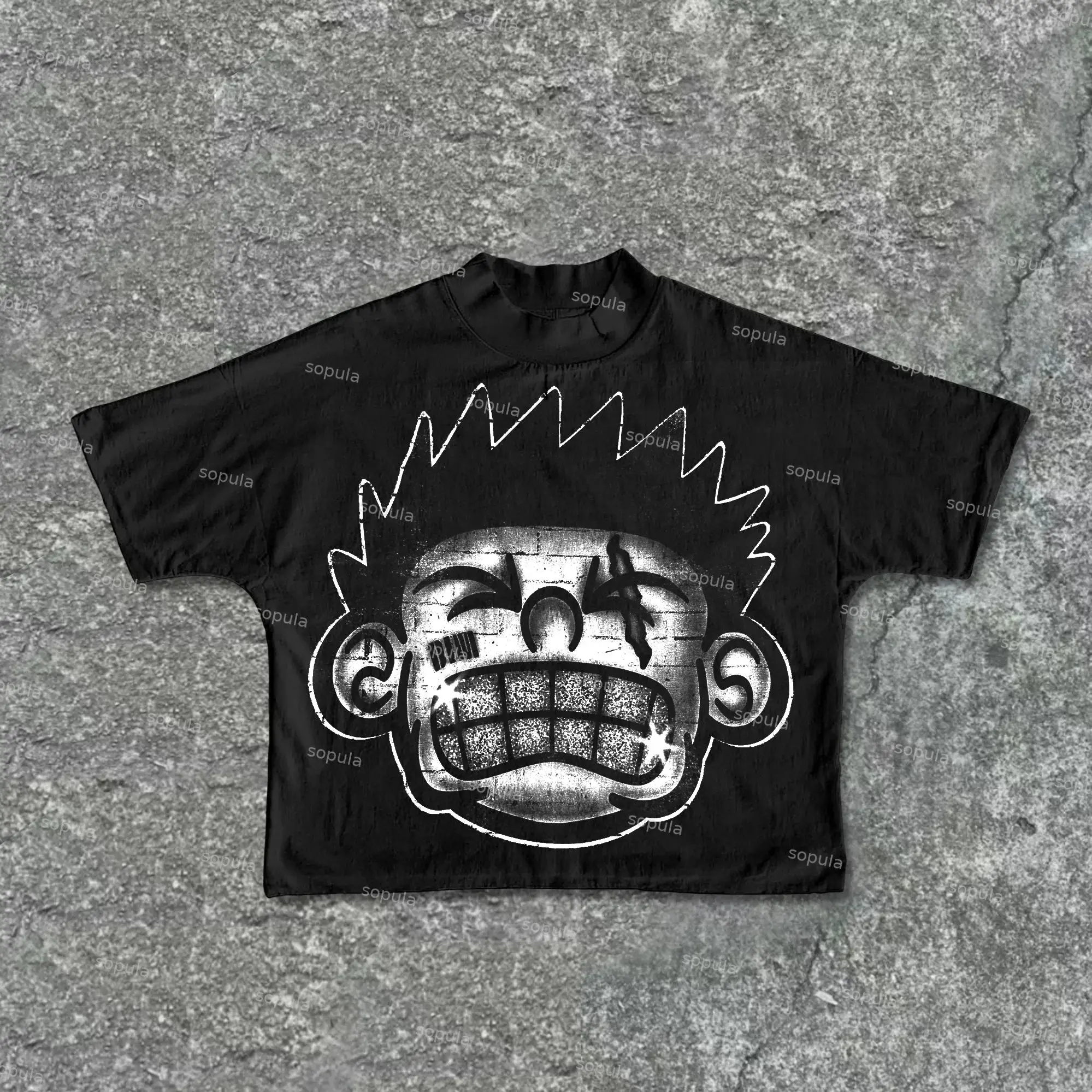 Unleash your playful side with this adorable cartoon-style tee. Designed for girls who love color, fun, and a little nostalgia, this shirt brings out your inner child in the cutest way possible.  weekend hangs, or just spreading cartoon  cropped  tee