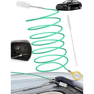 Upgraded Auto Sunroof Drain Cleaning Tool, 120 Inch Long Flexible Drain Brush Pipe Cleaners for , Slim Drain Dredging Tool Tube Cleaning Brush  for  Sunroof, Windshield Wiper Drain Hole