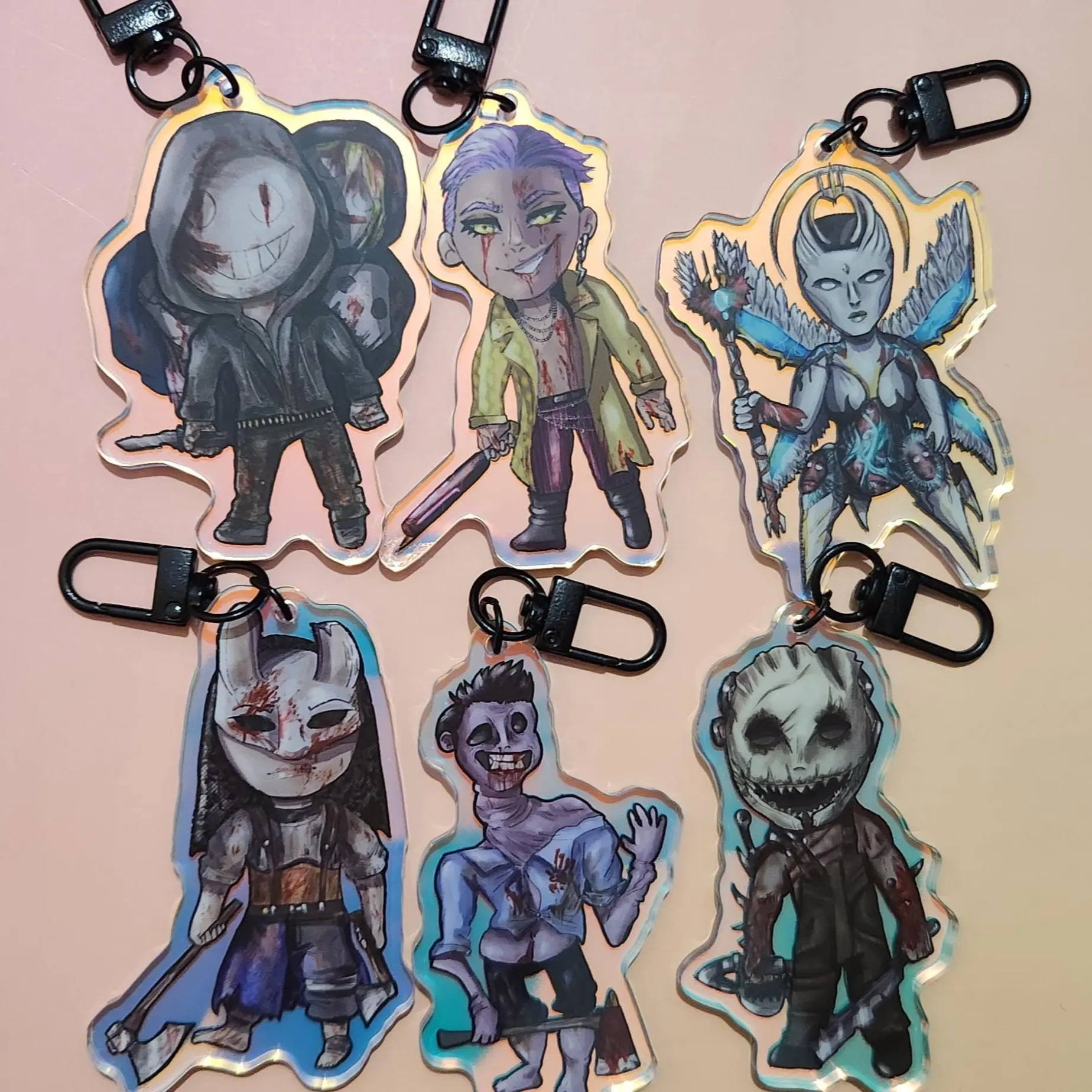 DBD Killer keychains, Dead By Daylight