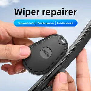 Car Wiper Repair Tool Kit, Blade Polisher Set with Protective Case, Rubber Renewal for Boneless Wipers, Windshield Wiper Strip Fixer