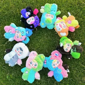 DOUBAO V4 Y2K Millennium Party Plush Series Blind Box,Soft Adroable Mystery Cute Gifts for All,Holiday Ready-Random Style