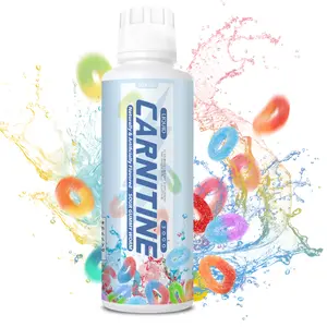 Carnitine 3000 Liquid Supplement for Energy and Recovery Support Dietary Supplement Natural Sour Gummy Worm Flavor