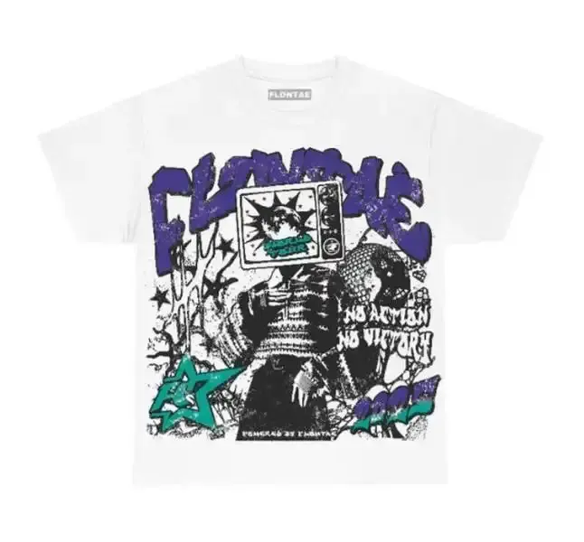 Men's Grape 5s Short-Sleeve Breathable Sporty T-Shirt, No Victory Graphic Top, Tshirt, Shortsleeve, Streetwear, Casual, Fabric, Menswear, Round Neck, Soft