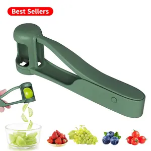 Summervibes Grape Cutter for Toddlers 1-3 - Stainless Steel Baby Fruit Slicer Safe & Easy Grape, Cherry Tomato, Strawberry, Blueberry Cutter - Lightweight Kitchen Gadget for Fruit Salad & Cake Decor outdoorfun