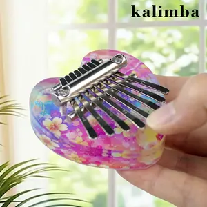 8 Key Mini Kalimba, Durable Handmade Musical Instrument, Thumb Piano Set, Perfect Christmas Gift for Adults Beginners, Holiday Present