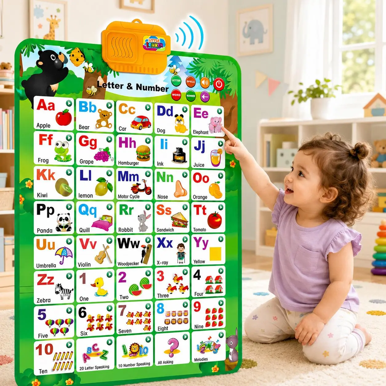 Talking Alphabet Poster for Toddlers
