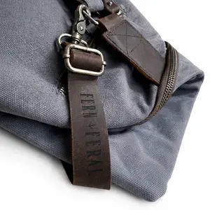Waterproof Waxed Canvas Sling Backpack (Dumpling Bag Energy)