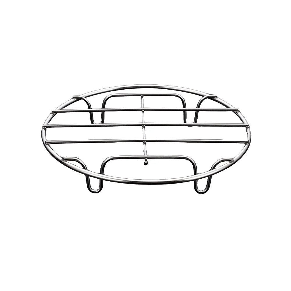 1pc Premium Stainless Steel Steaming Rack - 7.87'' Single Layer Grill Grille for Healthy Cooking - Heat Resistant and Easy to Use - Perfect for Home Kitchen Kitchenware Cookware