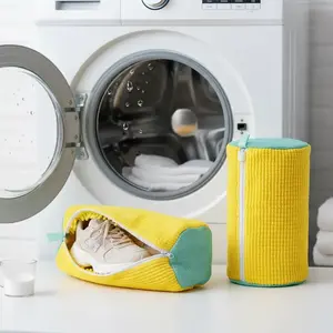 Durable Reusable Shoe Bag, Fits All Shoes, 360° Cleaning, Home Washing Machine Protection, Prevents Deformation, Travel Laundry, Wash Bags