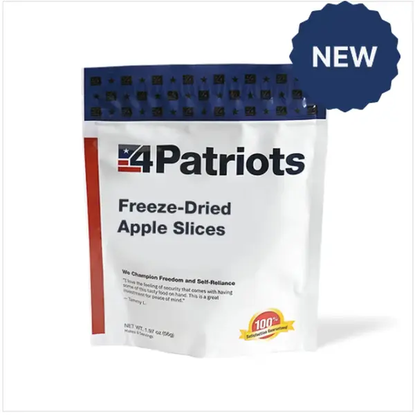 Freeze-Dried Apple Slices Pouch