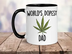 World's Dopest Dad, Dad Birthday Gift, Funny Birthday Gift for Dad, Funny Dad Mugs, Best Dad Ever, Best Fcking Dad Ever, Dad Christmas Gift