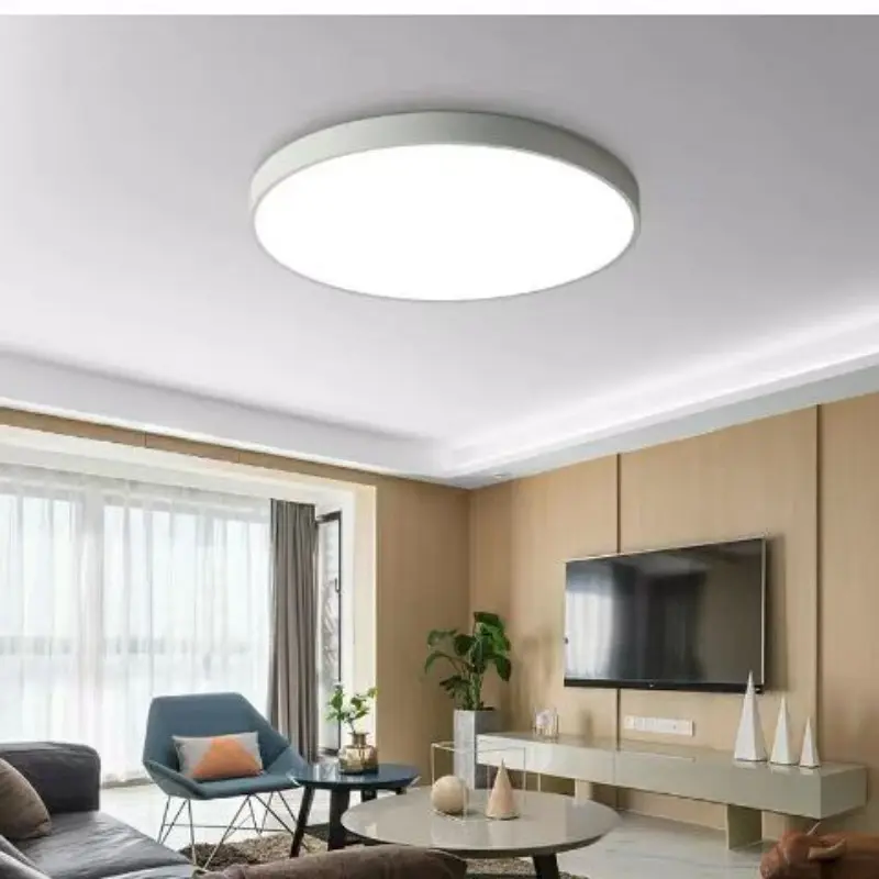 White LED Ceiling Light, 1P Round Ceiling Mount, Wired Model, 23/40cm Ideal For Hallways, Corridors, Entryways, Living Rooms, Bedrooms, Home Indoors Lighting Fixture, Indoor Room Lights