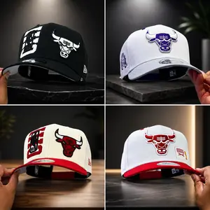 Chicago Bulls NBA Streetwear Cap – Adjustable Snapback Baseball Hat, Premium Embroidered Team Logo, Unisex Urban Fashion Accessory, Vintage Basketball Style, Casual Everyday Wear, Trending Sports Fashion USA 2026