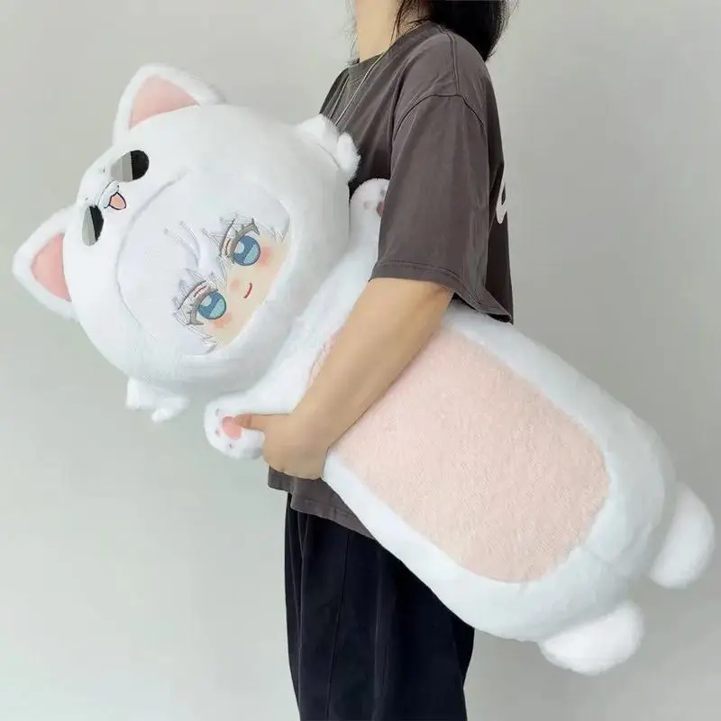 80cm Jujutsu Kaisen Plush Toys Gojo Satoru Geto Suguru Long Body Plush Pillow,Cute Anime Stuffed Animal Hugging Doll Toys Gitfs